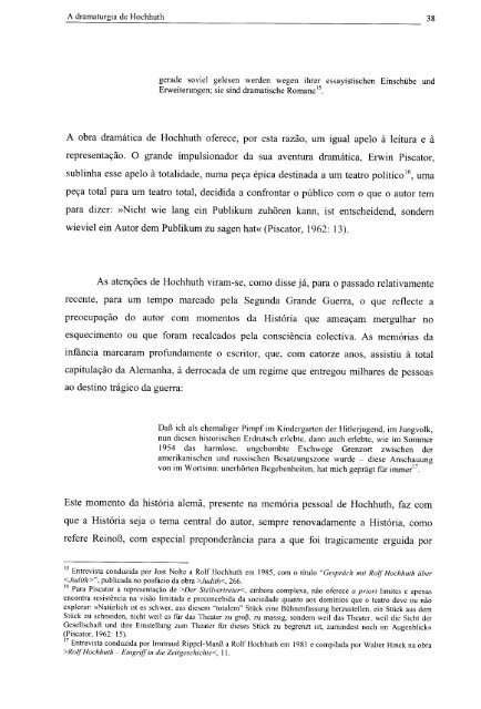 estudo intertextual do monólogo effis nacht de rolf hochhuth