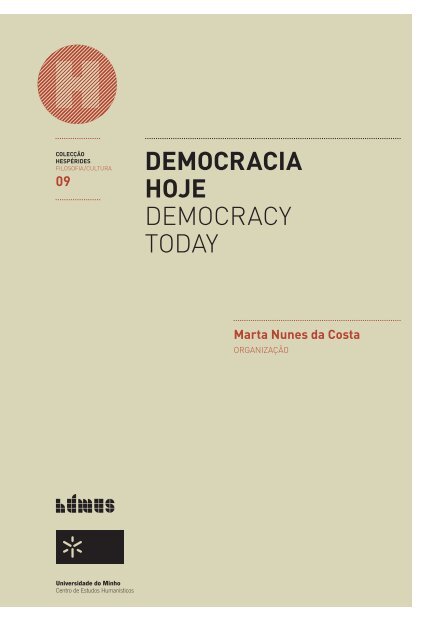 Democracy Today.indb - Universidade do Minho