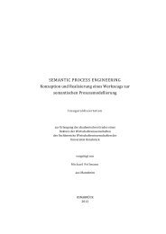 semantic process engineering - repOSitorium - Universität Osnabrück