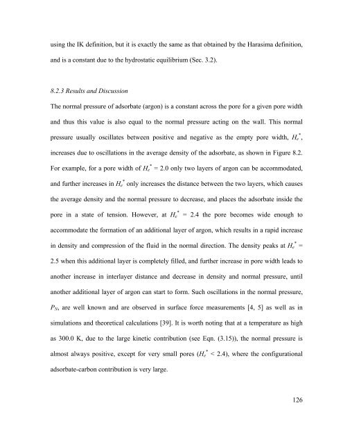 ABSTRACT LONG, YUN. Pressure Tensor of Adsorbate in ...