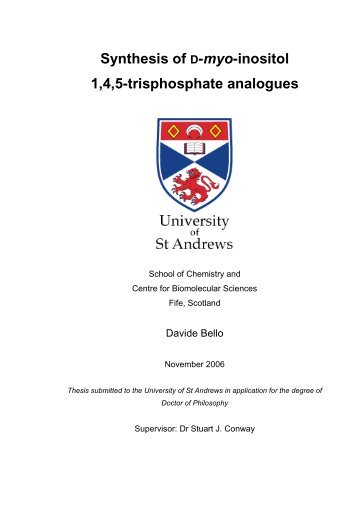 Davide Bello - PhD Thesis.pdf - University of St Andrews