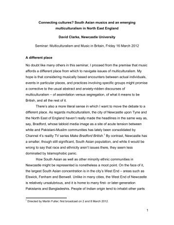 Clarke - Music & multicuturalism.pdf - Research - Newcastle University