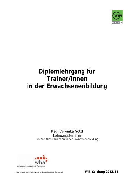 TrainerErwachsenenbildung 13_14 Web.pdf - WIFI Salzburg