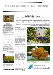 Fit und gesund in den Frühling - Revista Verlag