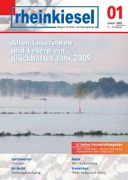 Ausgabe lesen - Rheinkiesel