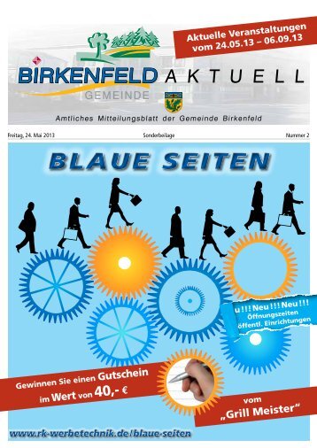 BLAUE SEITEN - RK Werbetechnik