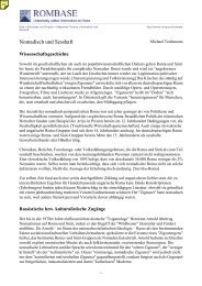 Nomadisch und Sesshaft