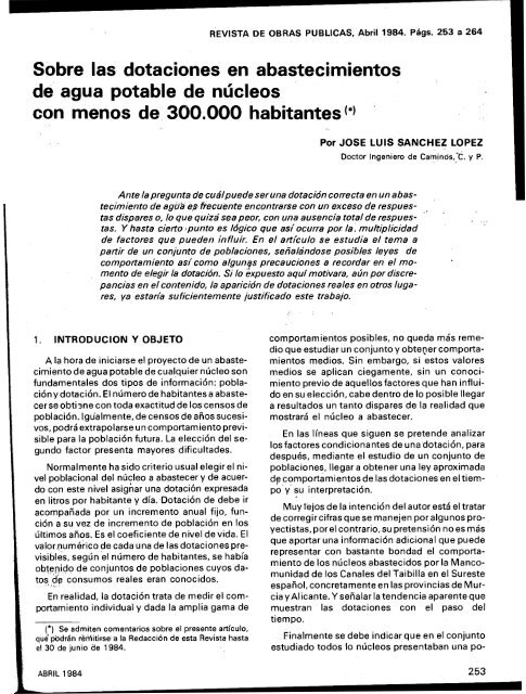 Artículo a texto completo en formato PDF - Revista de Obras Públicas
