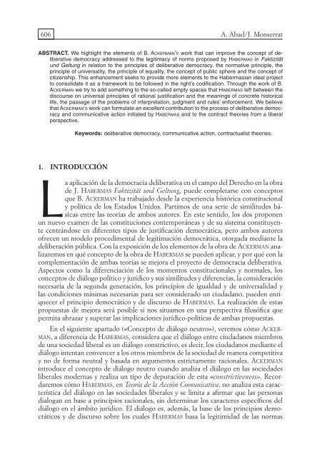 Principio de discurso y democracia directa: Faktizität und ... - RUA