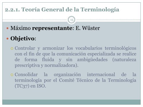 La terminología como disciplina: definición, funciones y ... - RUA