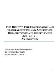 ACT , 2013 – - Ministry of Rural Development