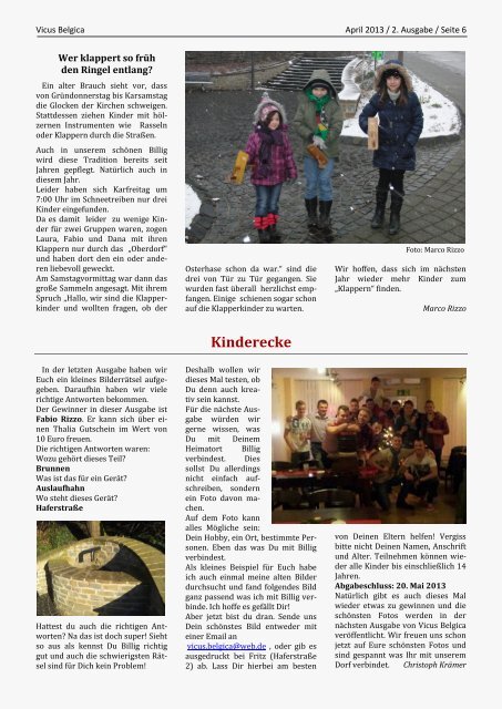 09. Ausgabe - 04/2013 - RW Billig