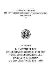 Die Matrikel des Collegium Carolinum und der Technischen ...