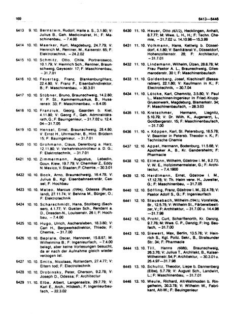 Die Matrikel des Collegium Carolinum und der Technischen ...