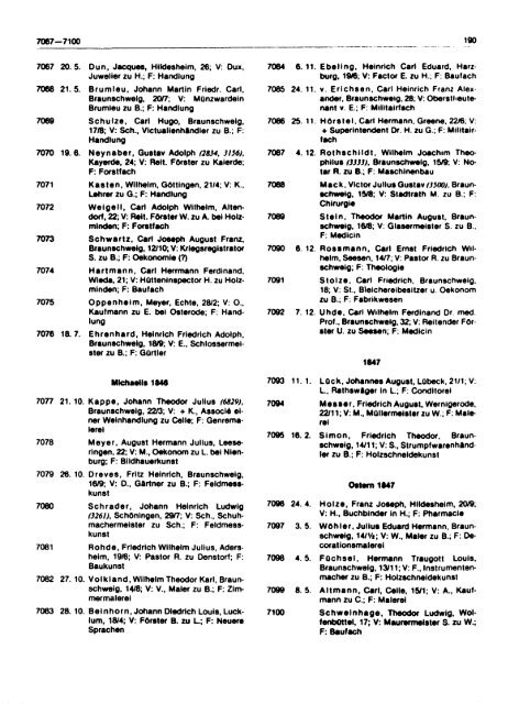 Die Matrikel des Collegium Carolinum und der Technischen ...