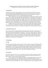 A Comparison between NNS and NS Adverbs in Their Adverbial ...