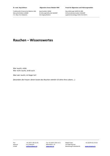 Rauchen - Wissenswertes - Wärmebilder mit Infrarotkamera - Ever CH