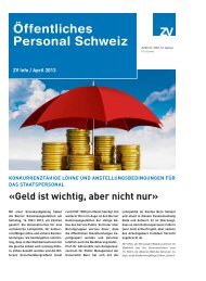 Ausgabe 4 - oeffentlichespersonal.ch