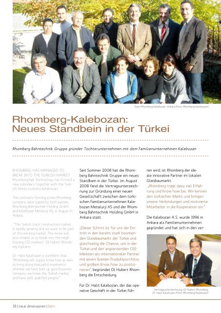 Neues Standbein in der Türkei - Rhomberg Bau Gmbh