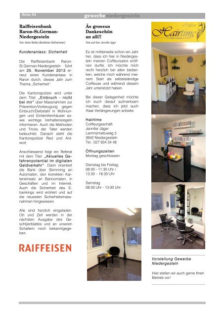 Geschtjierblatt 2013-01 - Gemeinde Niedergesteln