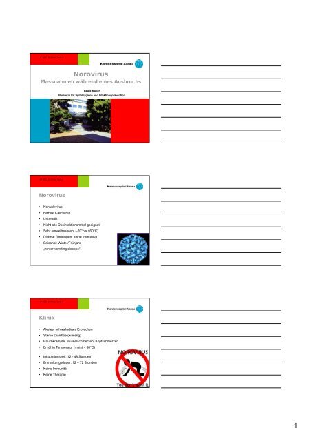 Norovirus Handout