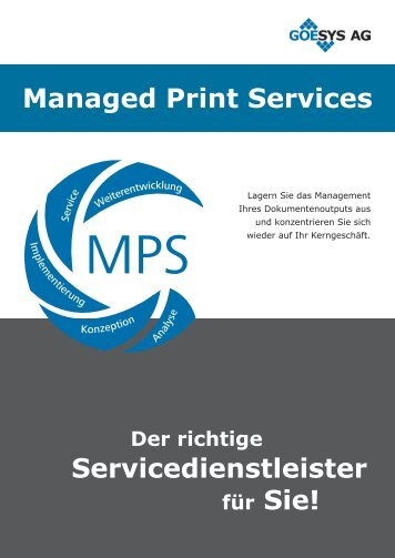 Managed Print Service - GOESYS AG