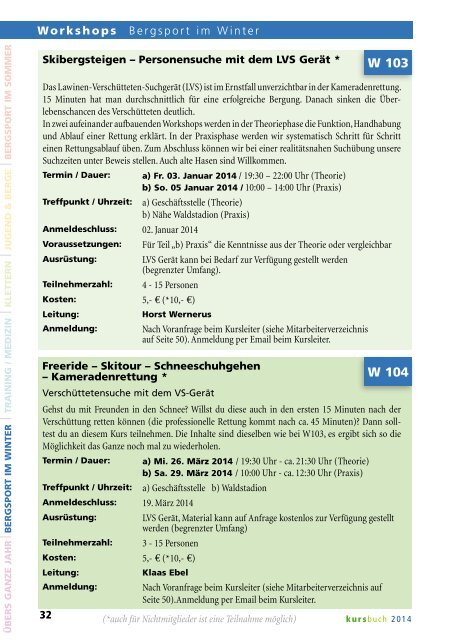 Kursbuch 2014 - Aachen