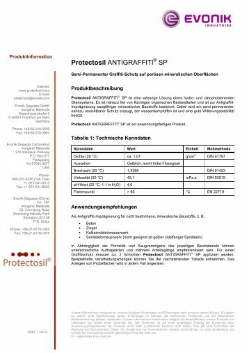 Protectosil ANTIGRAFFITI® SP