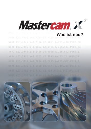 Was ist neu in Mastercam X7? - VSG