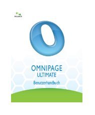 OmniPage Ultimate Benutzerhandbuch - Nuance