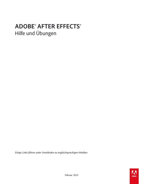 After Effects CS6 (PDF) - Adobe