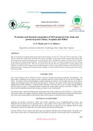 Proximate and chemical composition of OGI prepared from whole ...