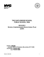 the castlewood school public school 186q 2010-2011 (cep)