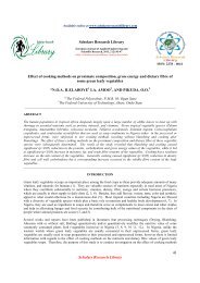 Effect of cooking methods on proximate composition, gross energy ...