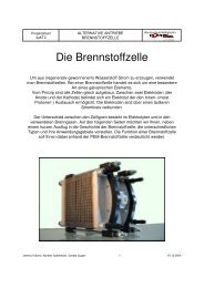 Die Brennstoffzelle