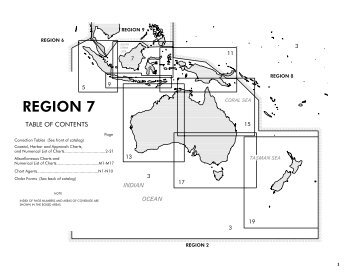 Index to NGA Charts, Region 7