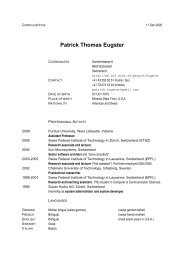 Patrick Thomas Eugster - Chair of Software Engineering