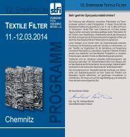 textile filter - Sächsisches Textilforschungsinstitut eV