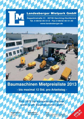 Katalog als Download - Landesberger Maschinenvertrieb GmbH