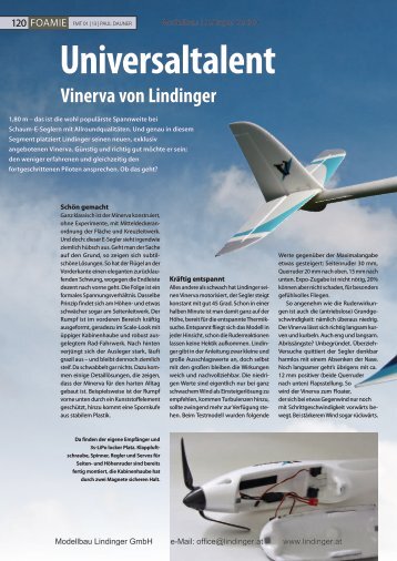 Testbericht FMT 1/2013 - Lindinger.at - Modellbau Lindinger