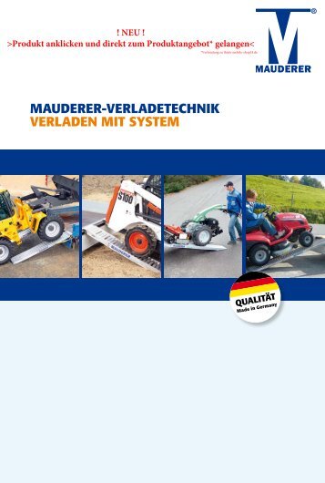 Mauderer-Verladetechnik Verladen Mit SySteM QualitÄt
