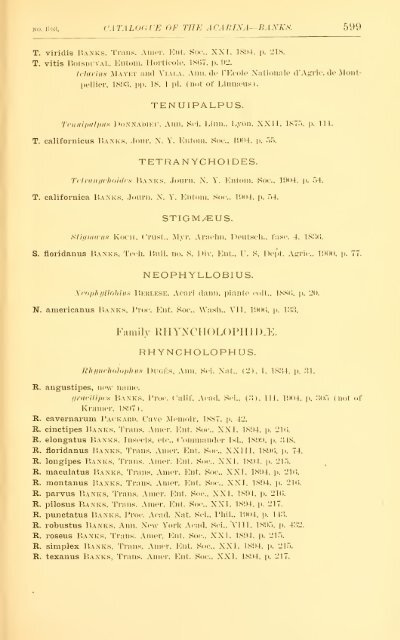 Proceedings of the United States National Museum