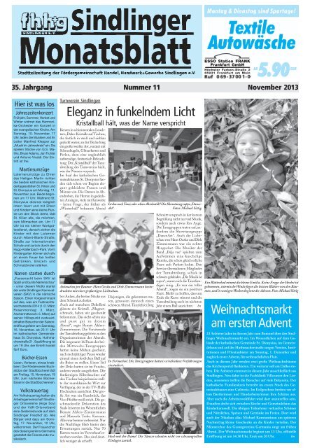 Sindlinger Monatsblatt November 2013 - Sindlingen