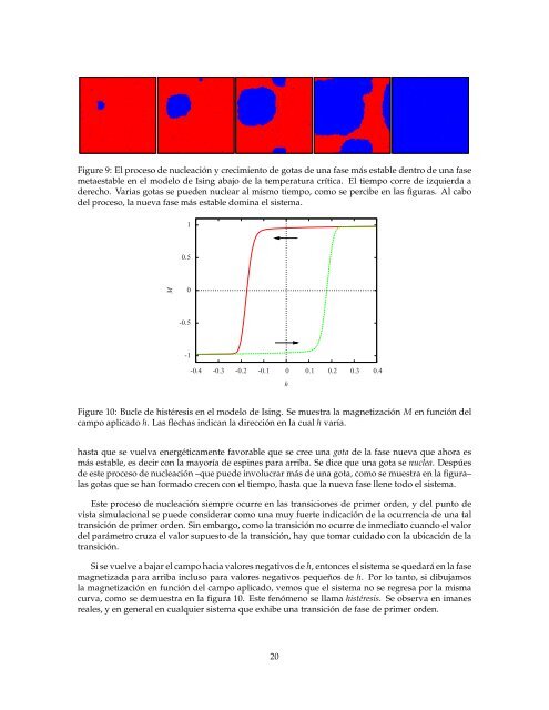 Introducci´on a las transiciones de fase y a su simulaci´on