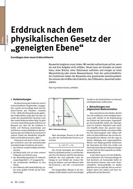 geneigten Ebene - Bauverlag