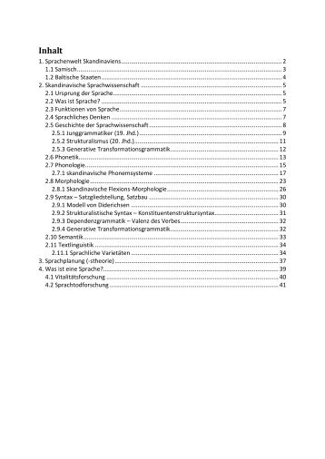 1. Sprachenwelt Skandinaviens - Skriptenforum