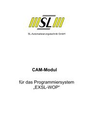 CAM-Modul - SL-Automatisierungstechnik GmbH