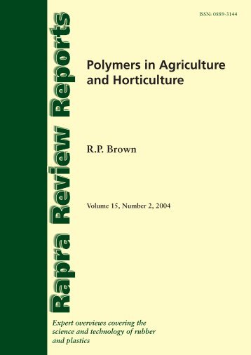 Polymers in Agriculture and Horticulture (2004)