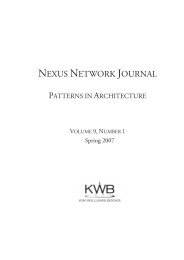 NEXUS NETWORK JOURNAL