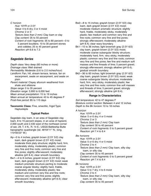 Soil Survey of Sweet Grass County Area, Montana - Soil Data Mart